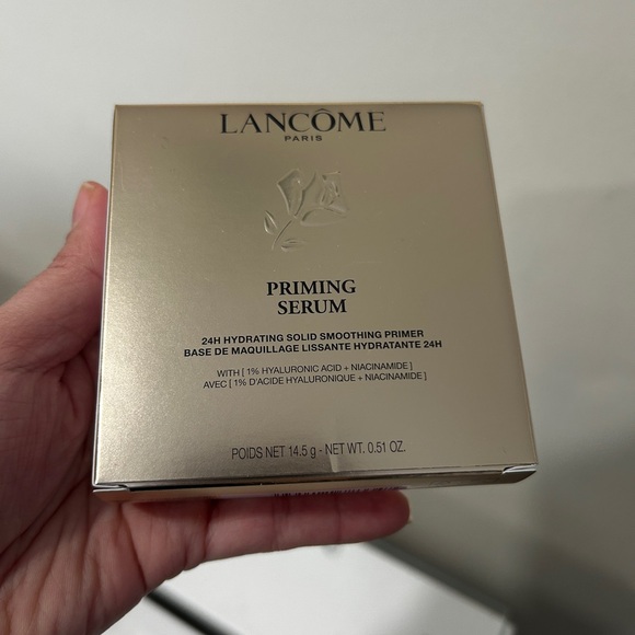 New Lancome Priming Serum 24H Hydrating & Smoothing Solid Primer 0.2oz Full Size - Picture 2 of 3